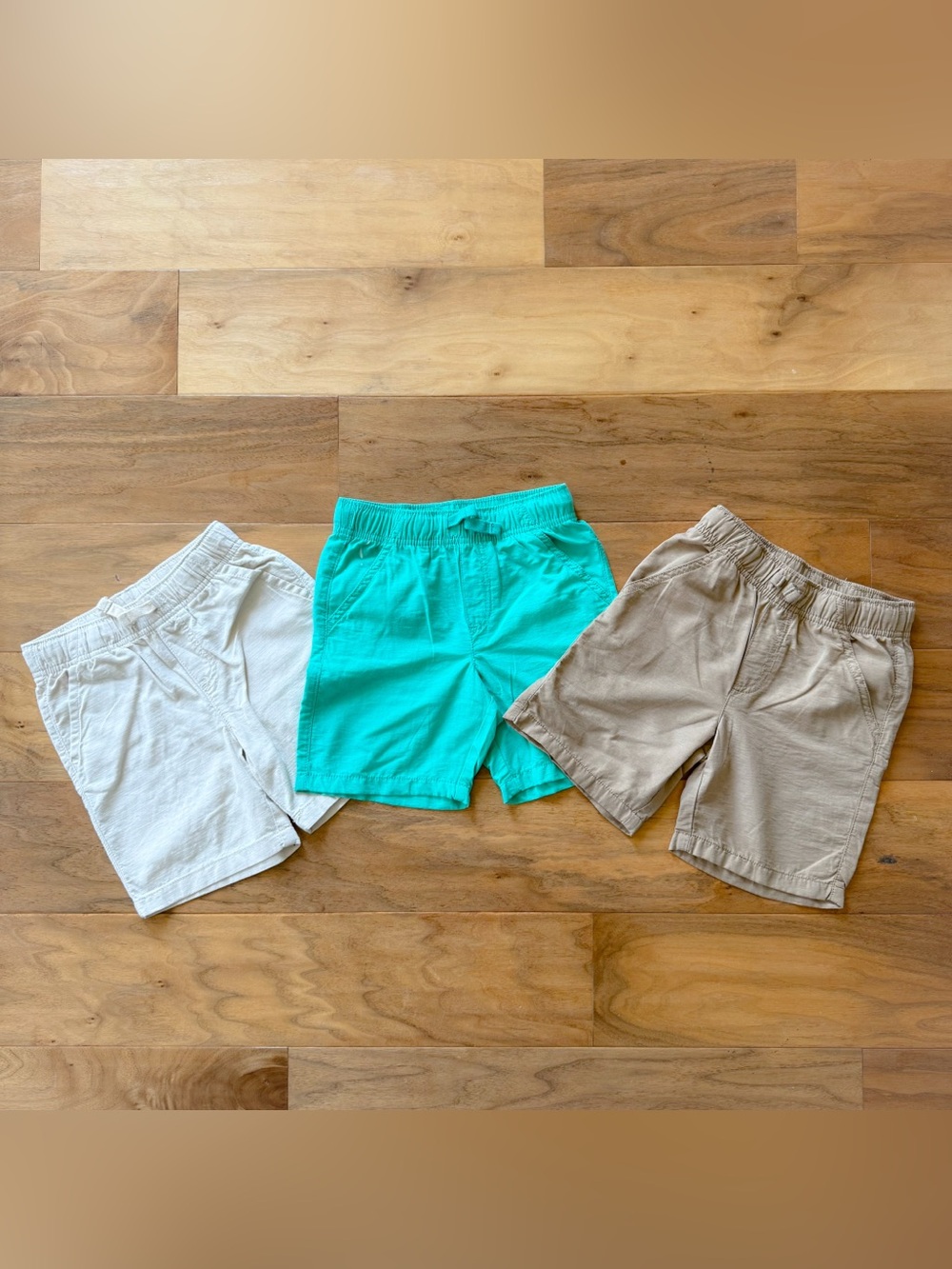 Three Pairs of Boys Jumping Beans Flat Front Shorts, Size 6, Great Condition!!